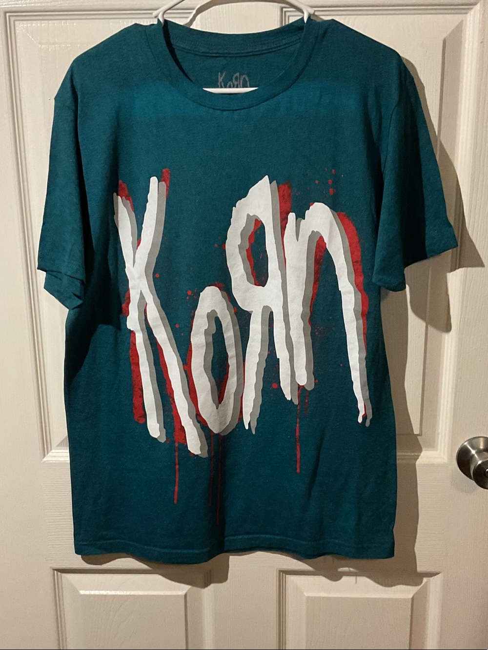 Korn Short Sleeve Tee in Teal